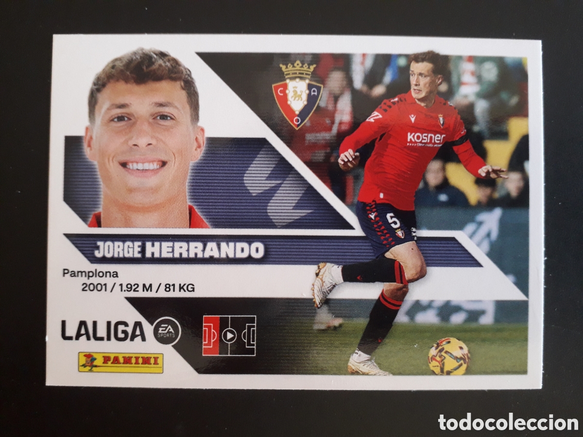 Cromos de Futebol: HERNANDO OSASUNA N&deg; 7 ED ESTE 2026 2027 26 27 SIN PEGAR PEDIDO M&Iacute;NIMO 3&euro;.