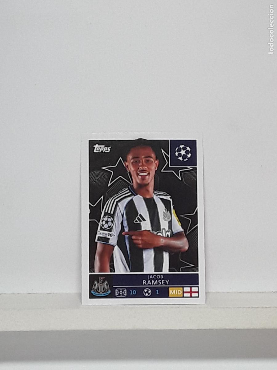Cromos de f&uacute;tbol: CHAMPIONS STICKER 2025 2026 25 26 ALBUM TOPPS LEAGUE N 321 NEWCASTLE JACOB RAMSEY