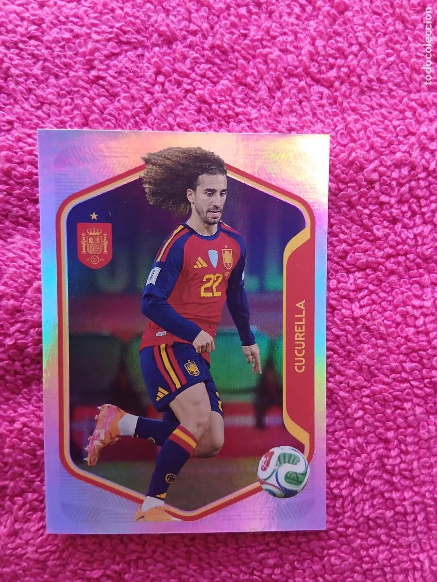 Cromos de f&uacute;tbol: espa&ntilde;a 2026 28 cucurella selecci&oacute;n espa&ntilde;ola panini carrefour family mundial de futbol