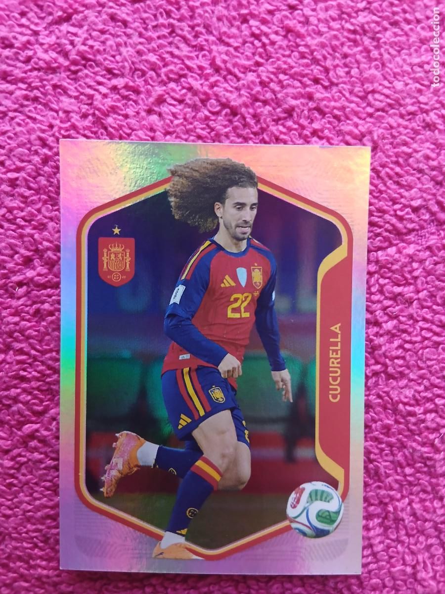 Cromos de f&uacute;tbol: espa&ntilde;a 2026 28 cucurella selecci&oacute;n espa&ntilde;ola panini carrefour family mundial de futbol