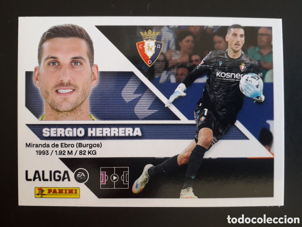 Cromos de f&uacute;tbol: SERGIO HERRERA OSASUNA N&deg; 3 ED ESTE 2026 2027 26 27 SIN PEGAR PEDIDO M&Iacute;NIMO 3&euro;