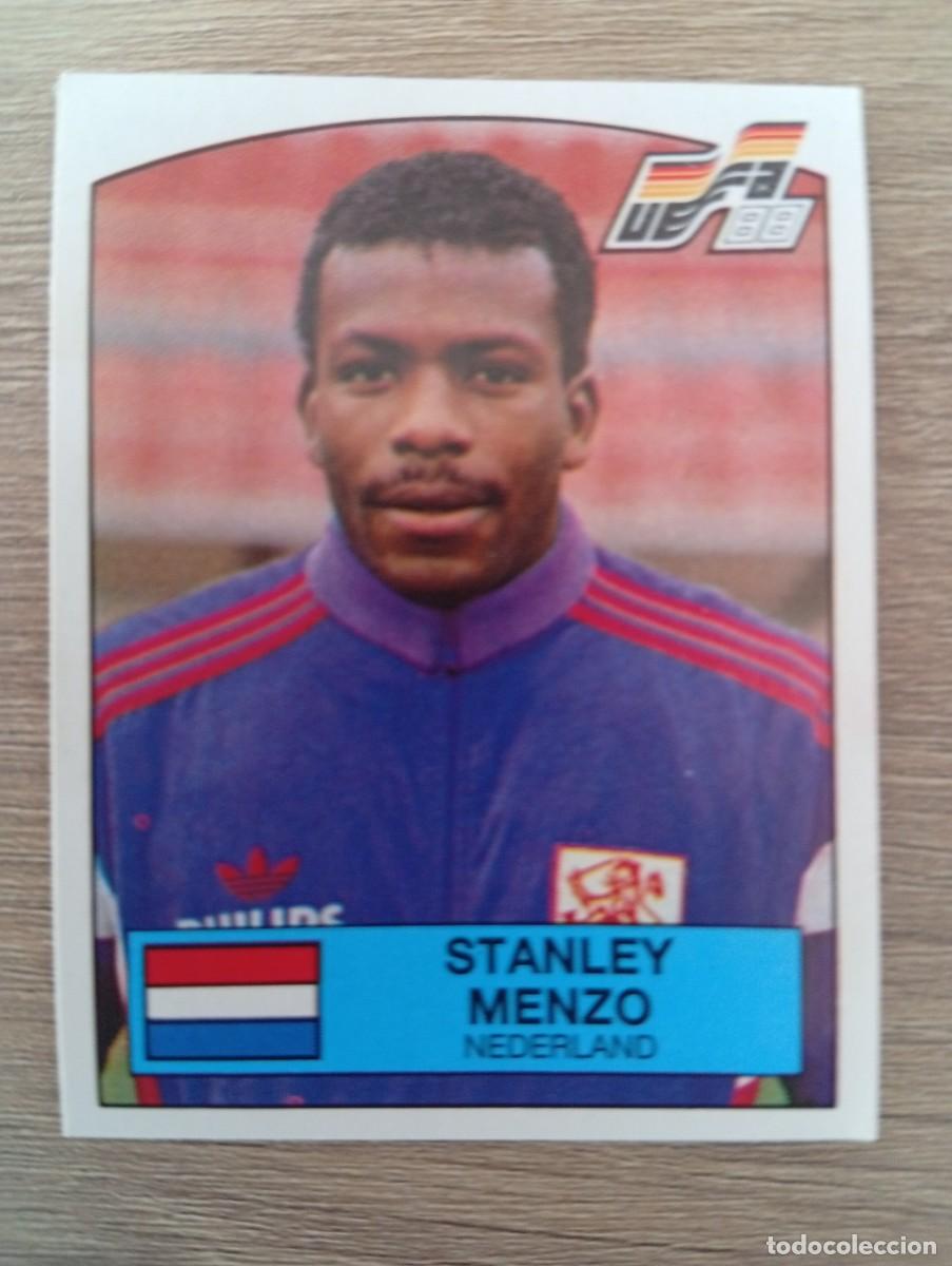 Cromos de f&uacute;tbol: STANLEY MENZO 215 HOLANDA EUROCOPA EURO 1988 88 ALEMANIA NUNCA PEGADO SIN PEGAR
