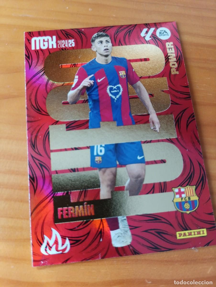 Cromos de f&uacute;tbol: FERMIN FUEGO POWER MEGACRACKS 2024 CARD MGK PANINI 24 25 FC BARCELONA BAR&Ccedil;A