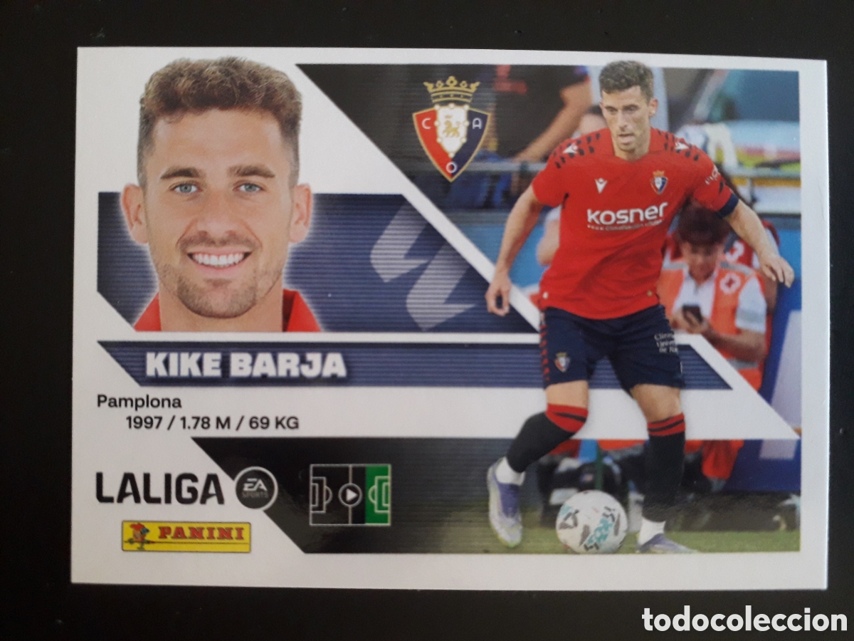 Cromos de f&uacute;tbol: KIKE BARJA OSASUNA N&deg; 19 ED ESTE 2026 2027 26 27 SIN PEGAR PEDIDO M&Iacute;NIMO 3&euro;.
