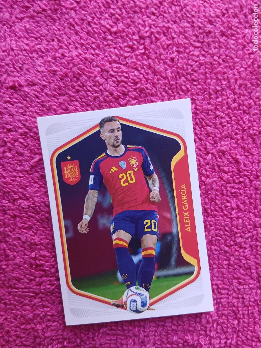 Cromos de f&uacute;tbol: espa&ntilde;a 2026 30 aleix garc&iacute;a selecci&oacute;n espa&ntilde;ola panini carrefour family mundial de futbol