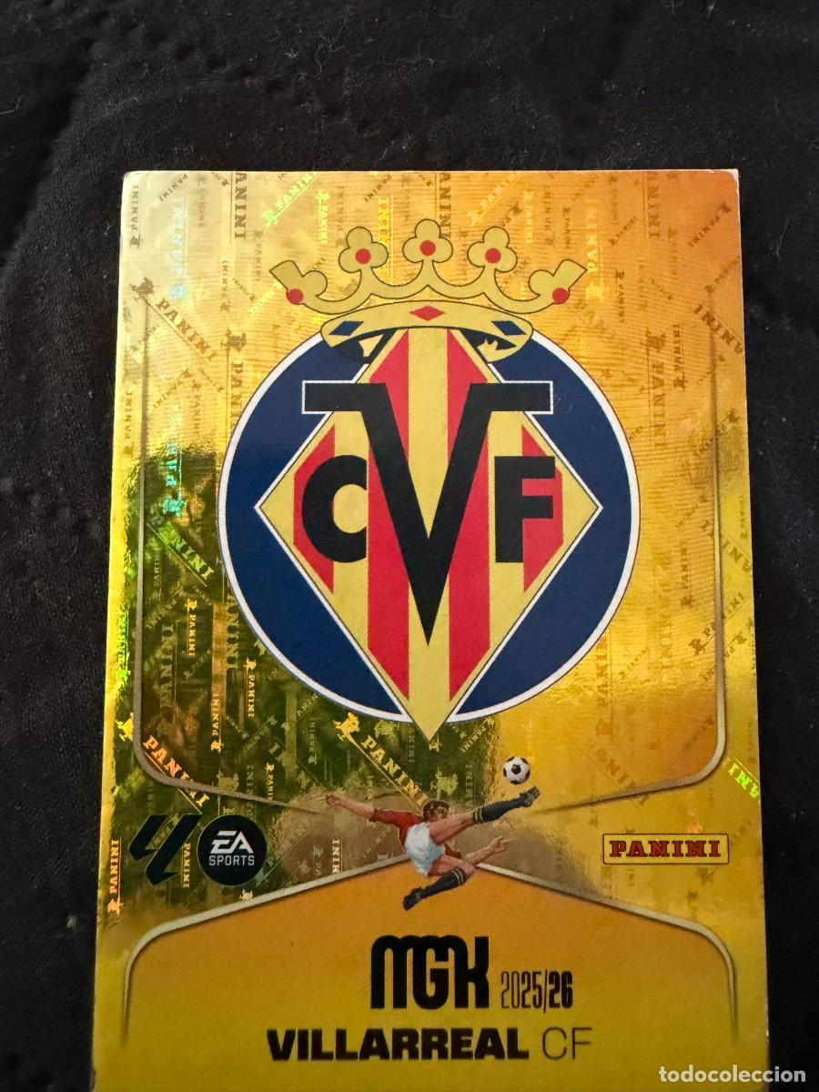 Cromos de f&uacute;tbol: megacracks 25-26 escudo villareal