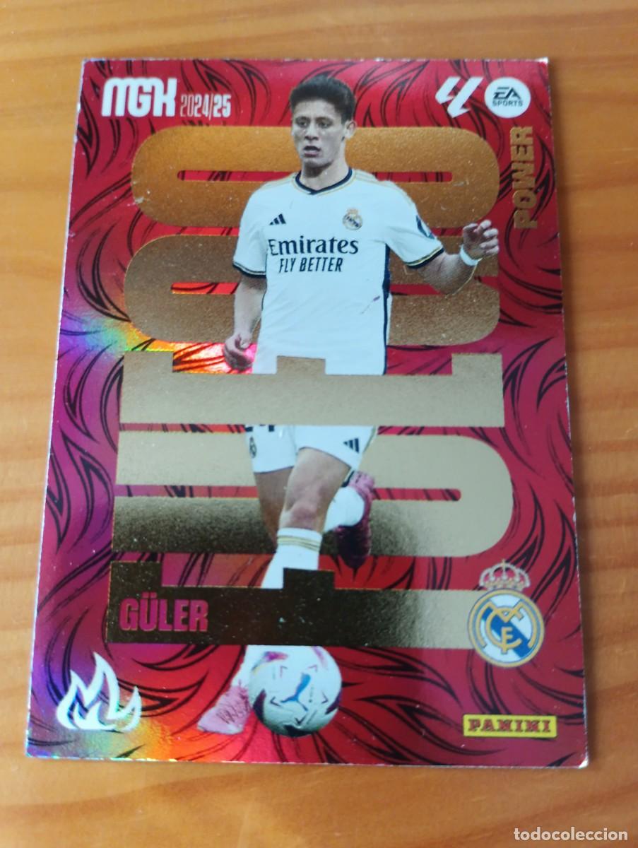 Cromos de f&uacute;tbol: MEGACRACKS 2024 2025 MGK 24 25 ALBUM PANINI LIGA N P380 P 380 REAL MADRID FUEGO POWER ARDA GULER
