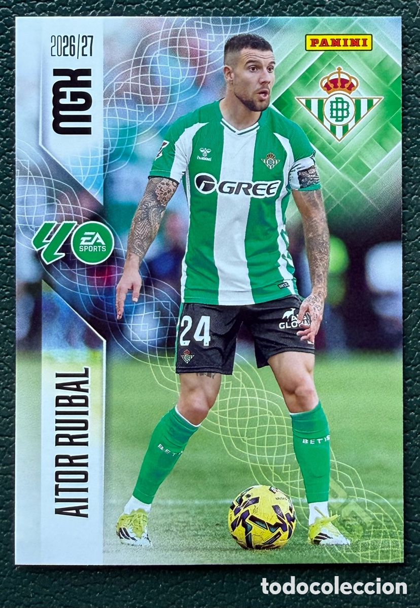 Cromos de f&uacute;tbol: 94 AITOR RUIBAL REAL BETIS FICHAS ALBUM MEGACRACKS 2026 2027 MGK 26 27