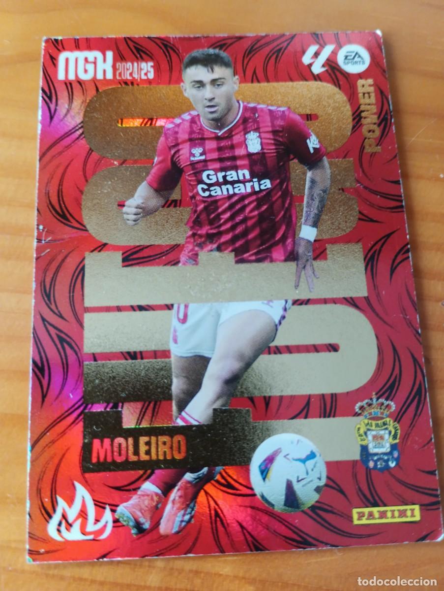 Cromos de f&uacute;tbol: MEGACRACKS 2024 2025 MGK 24 25 ALBUM PANINI LIGA N P384 P 384 LAS PALMAS FUEGO POWER MOLEIRO