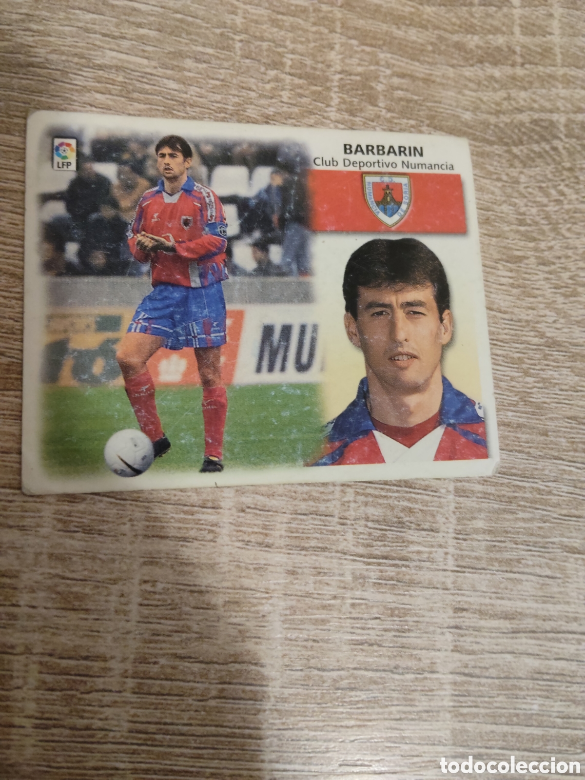 Cromos de f&uacute;tbol: Barbarin baja Numancia liga 1999 2000 99 00 ediciones este