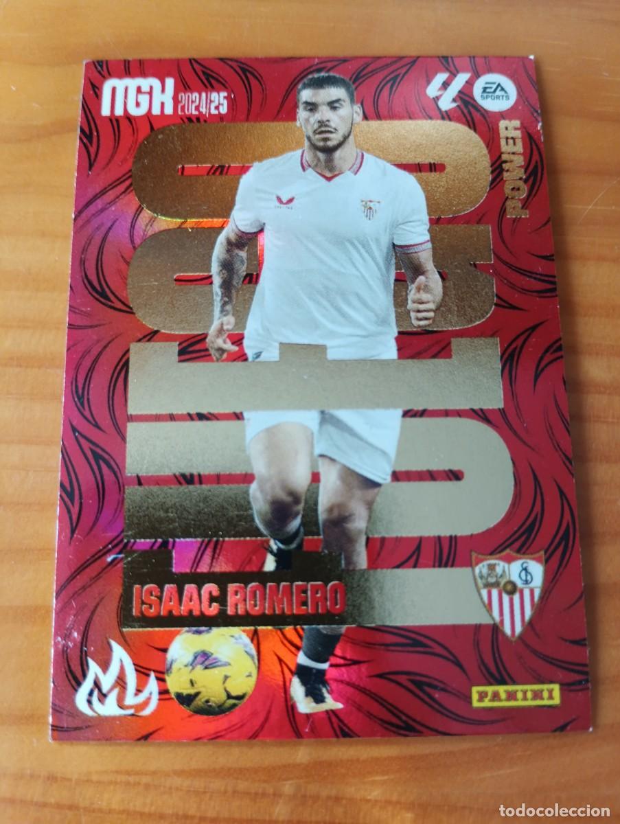 Cromos de f&uacute;tbol: MEGACRACKS 2024 2025 MGK 24 25 ALBUM PANINI LIGA N P381 P 381 SEVILLA FUEGO POWER ISAAC ROMERO
