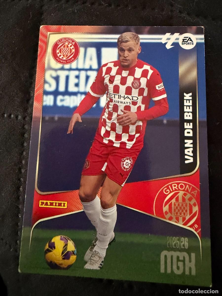 Cromos de f&uacute;tbol: megacracks 25-26 van de beek girona