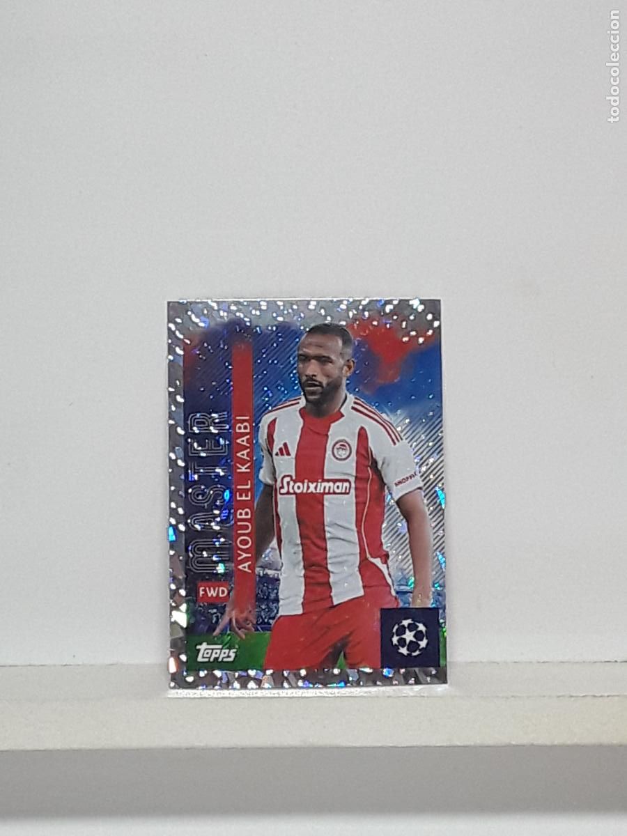 Cromos de f&uacute;tbol: CHAMPIONS STICKER 2025 2026 25 26 ALBUM TOPPS LEAGUE N 332 OLYMPIACOS AYOUB EL KAABI