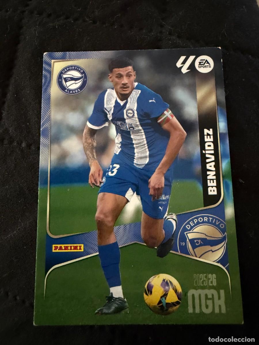 Cromos de f&uacute;tbol: megacracks 25-26 benavidez alaves