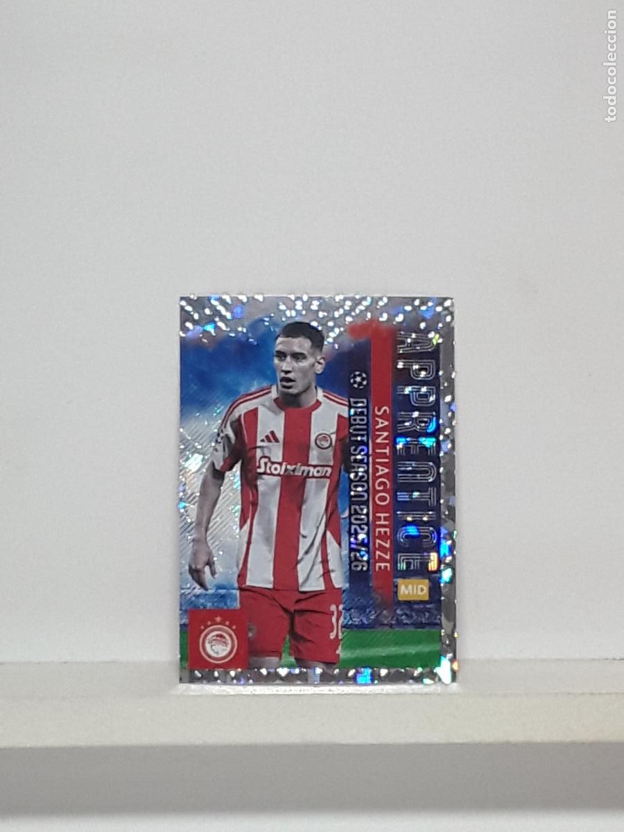 Cromos de f&uacute;tbol: CHAMPIONS STICKER 2025 2026 25 26 ALBUM TOPPS LEAGUE N 333 OLYMPIACOS SANTIAGO HEZZE