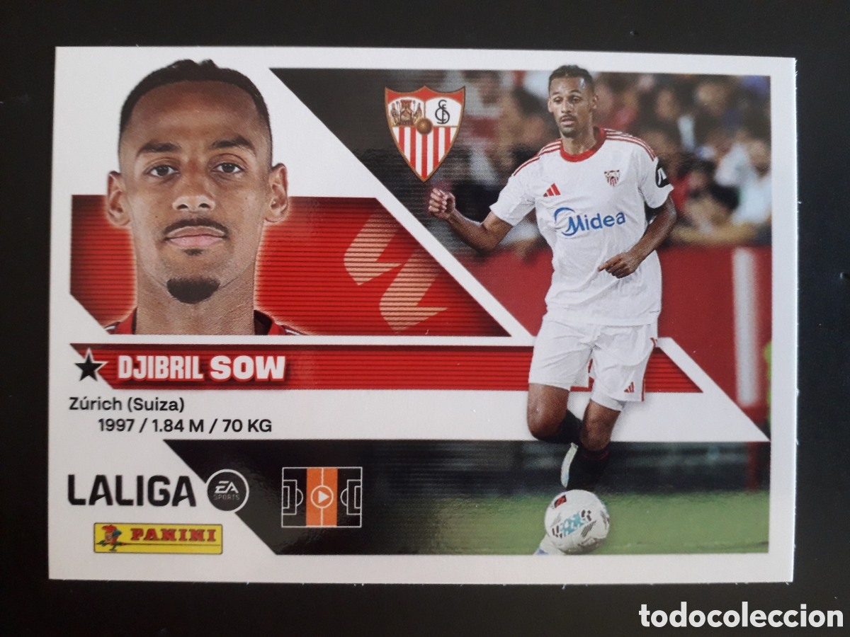 Cromos de f&uacute;tbol: SOW SEVILLA N&deg; 14 ED ESTE 2026 2027 26 27 SIN PEGAR PEDIDO M&Iacute;NIMO 3&euro;