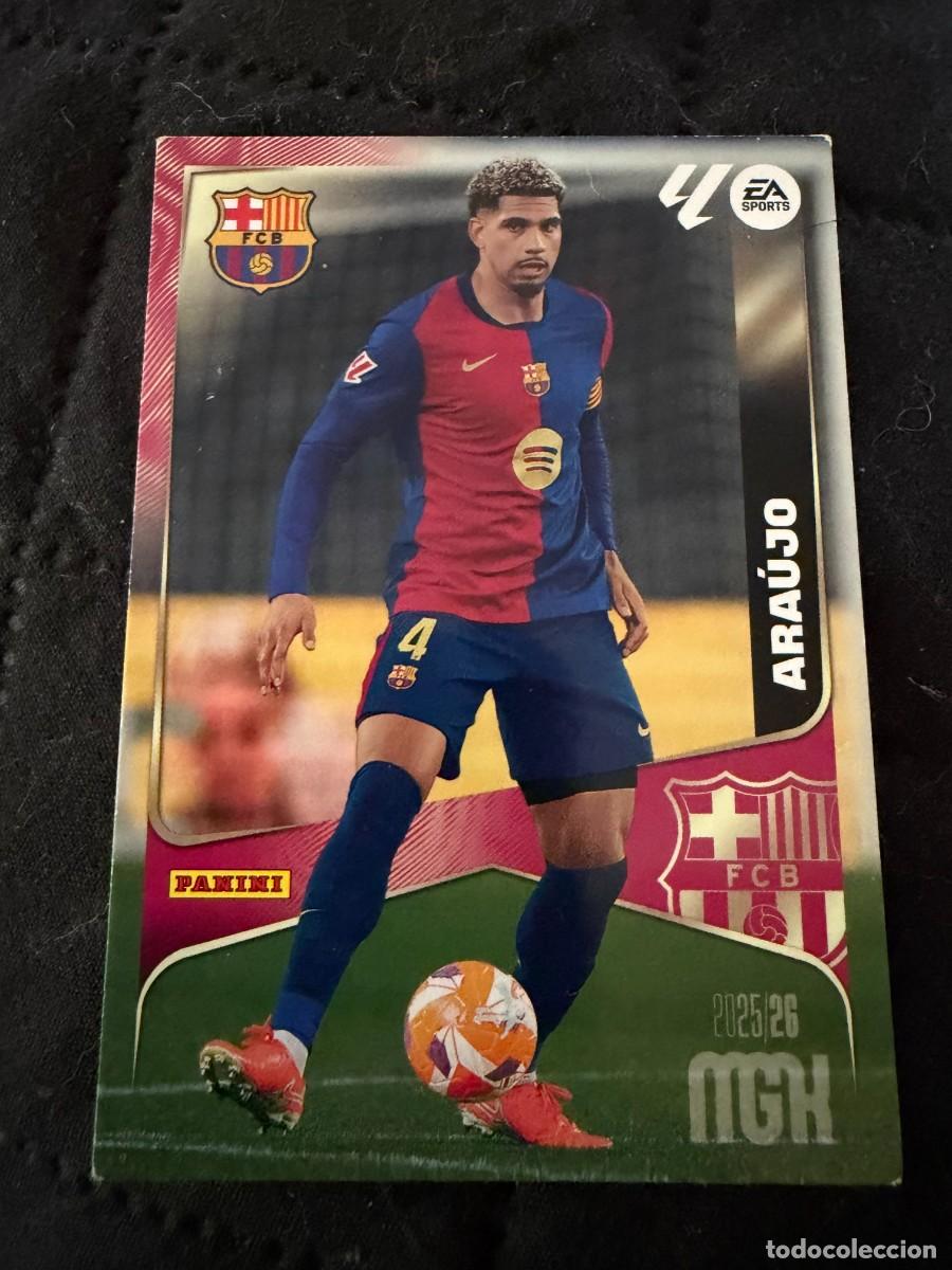 Cromos de f&uacute;tbol: megacracks 25-26 araujo fc barcelona