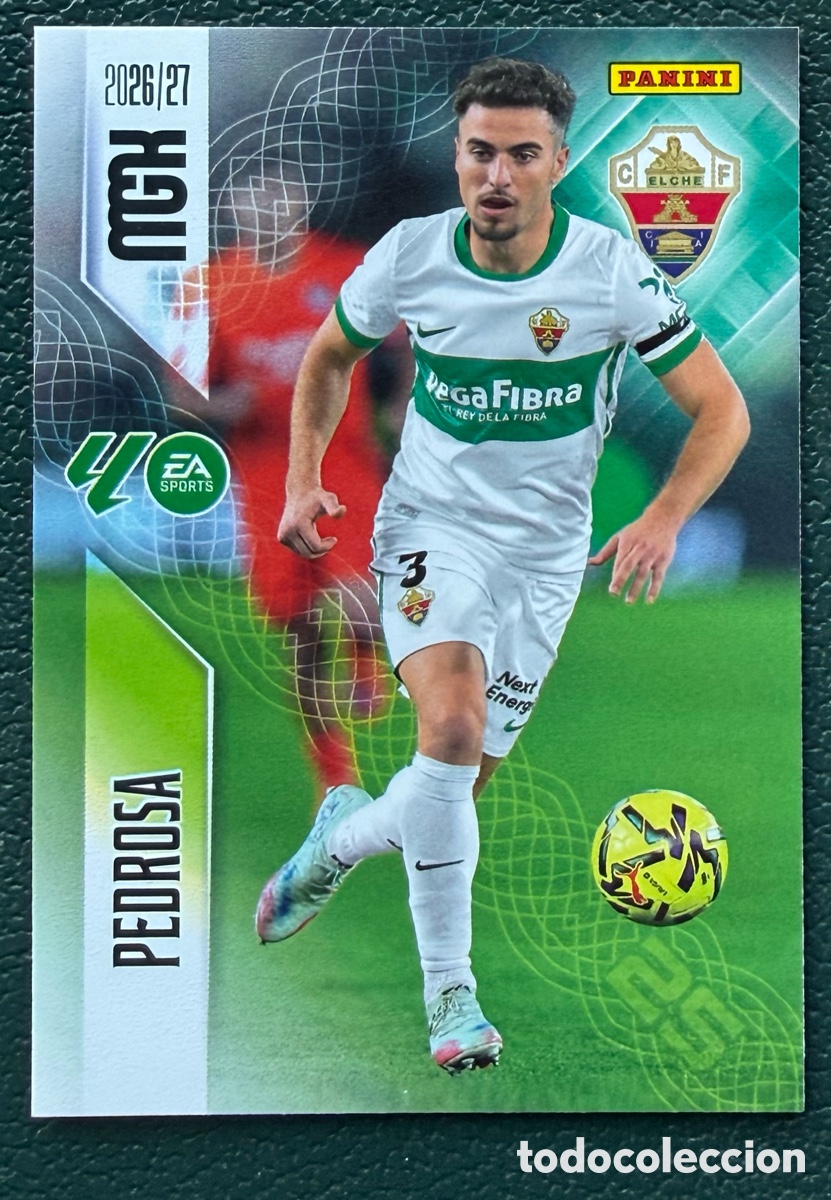 Cromos de Futebol: 152 PEDROSA ELCHE CF FICHAS ALBUM MEGACRACKS 2026 2027 MGK 26 27