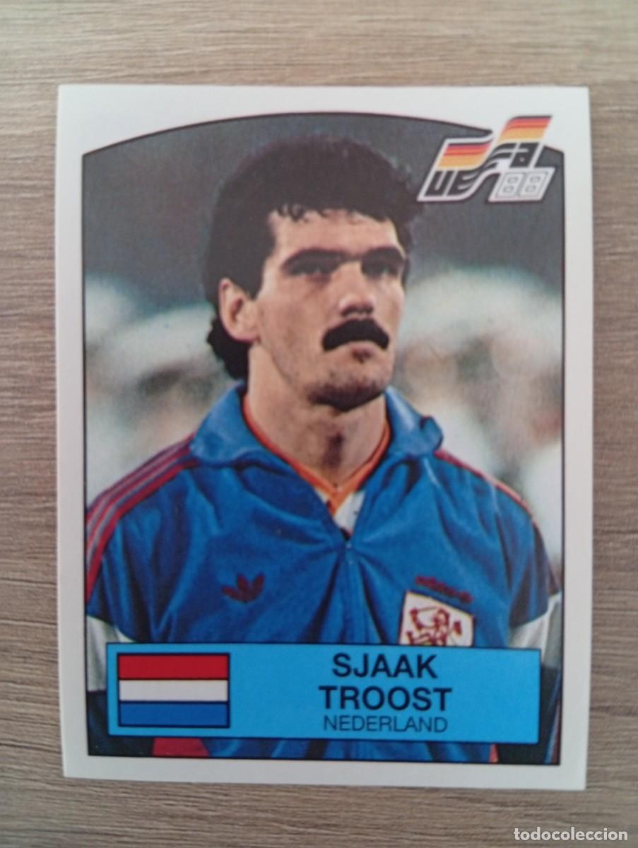 Cromos de Futebol: SJAAK TROOST 220 HOLANDA EUROCOPA EURO 1988 88 ALEMANIA NUNCA PEGADO SIN PEGAR