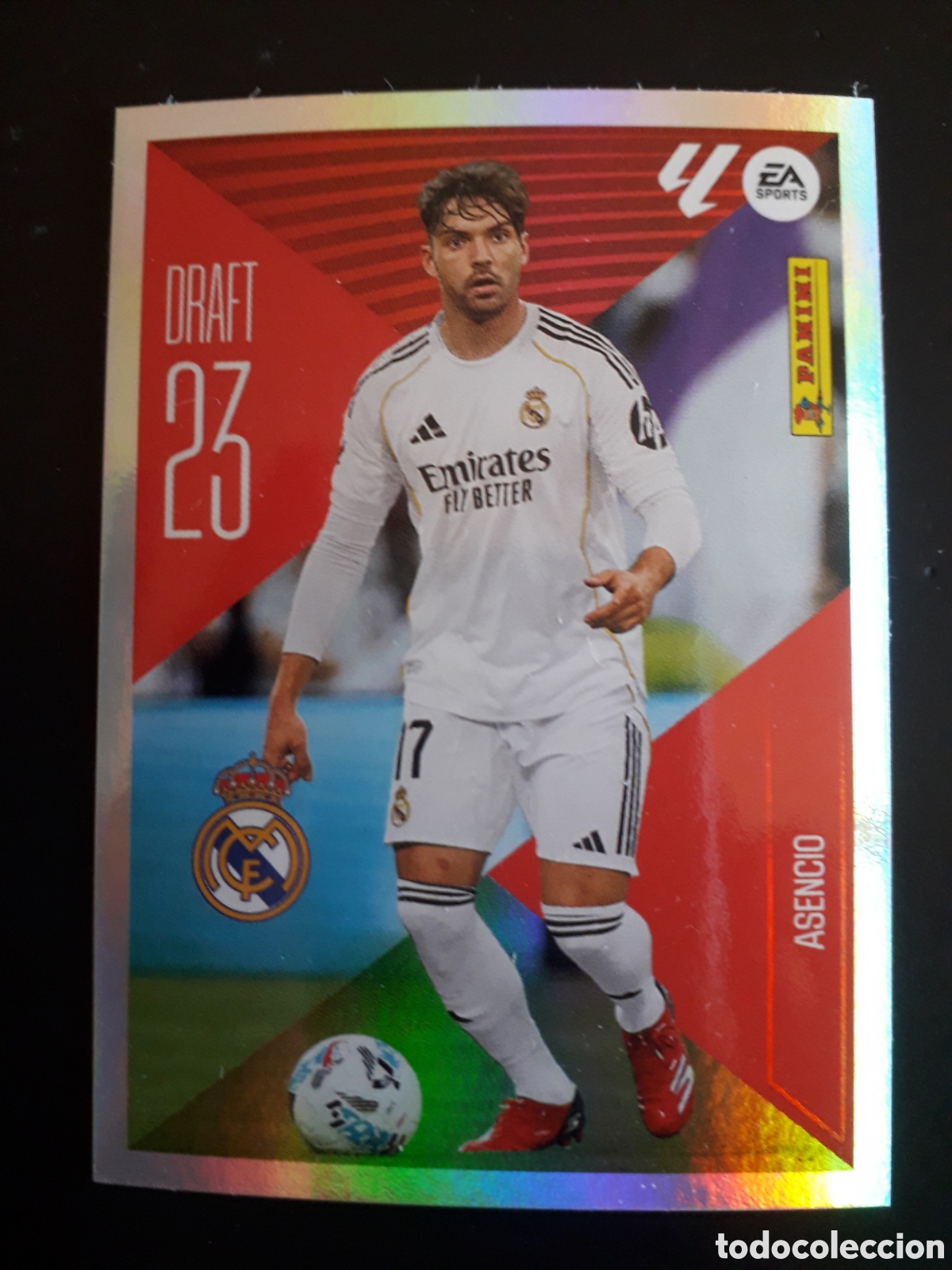 Cromos de Futebol: ASENCIO, REAL MADRID DRAFT 23 N&deg; 1 ED ESTE 2026 2027 26 27 SIN PEGAR PEDIDO M&Iacute;NIMO 3&euro;