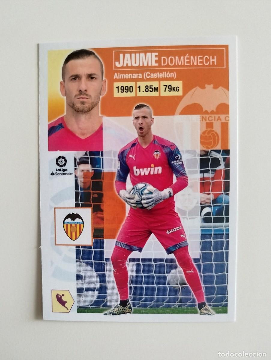 Cromos de f&uacute;tbol: Jaume 3 SIN PEGAR NUNCA PEGADO Valencia CF Liga Ediciones Este 20 21 / 2020 2021