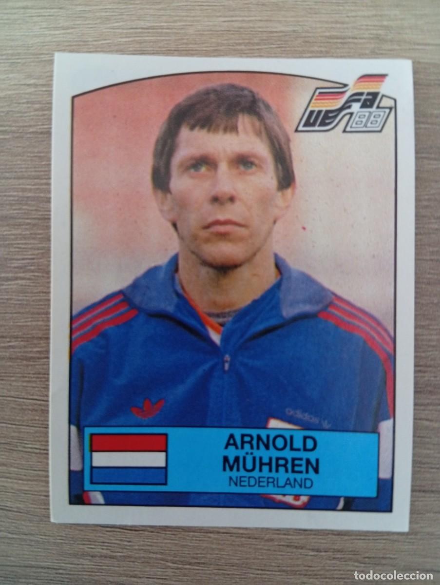 Cromos de Futebol: ARNOLD MUHREN 226 HOLANDA EUROCOPA EURO 1988 88 ALEMANIA NUNCA PEGADO SIN PEGAR