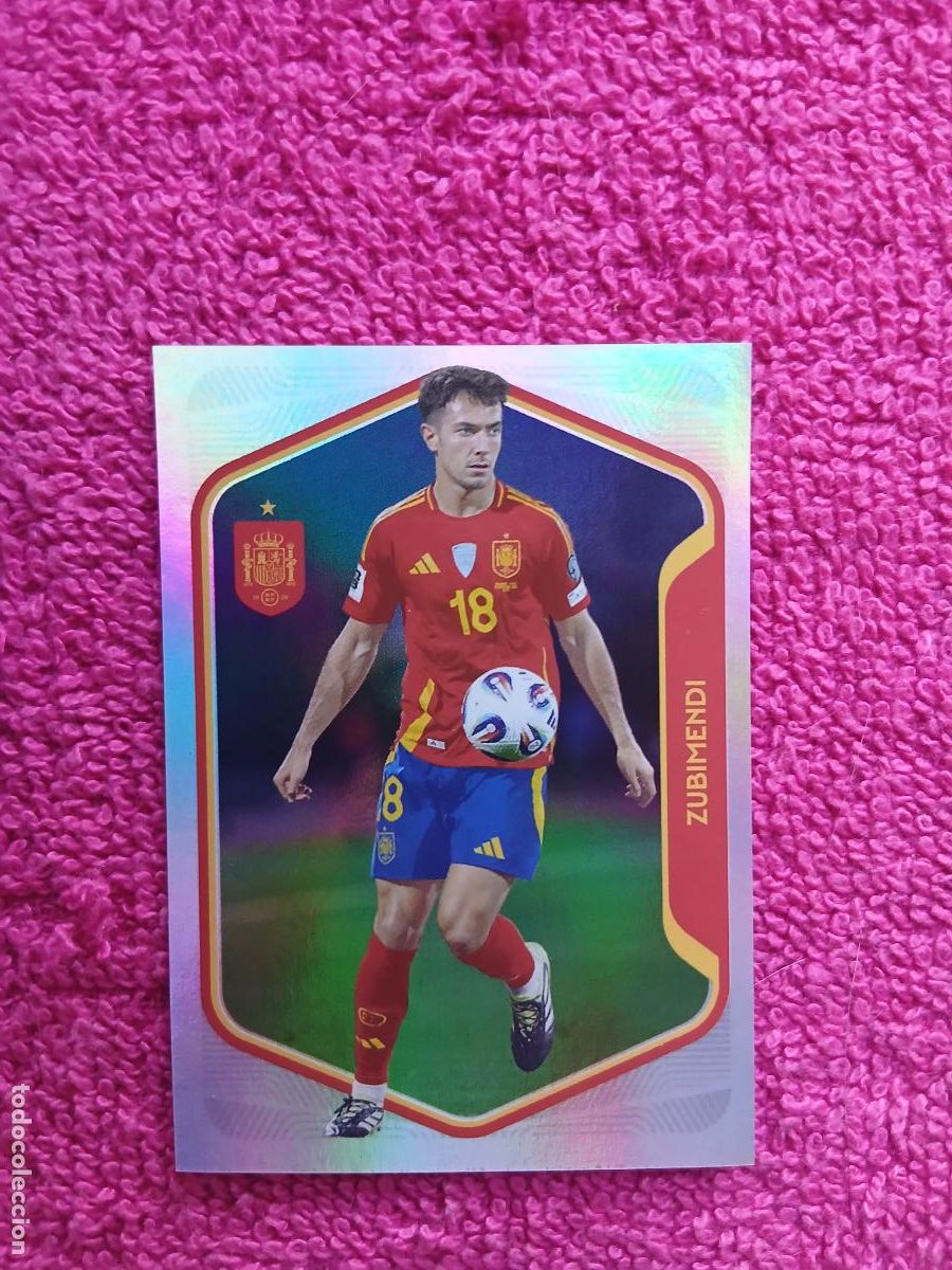 Cromos de Futebol: espa&ntilde;a 2026 34 zubimendi selecci&oacute;n espa&ntilde;ola panini carrefour family mundial de futbol