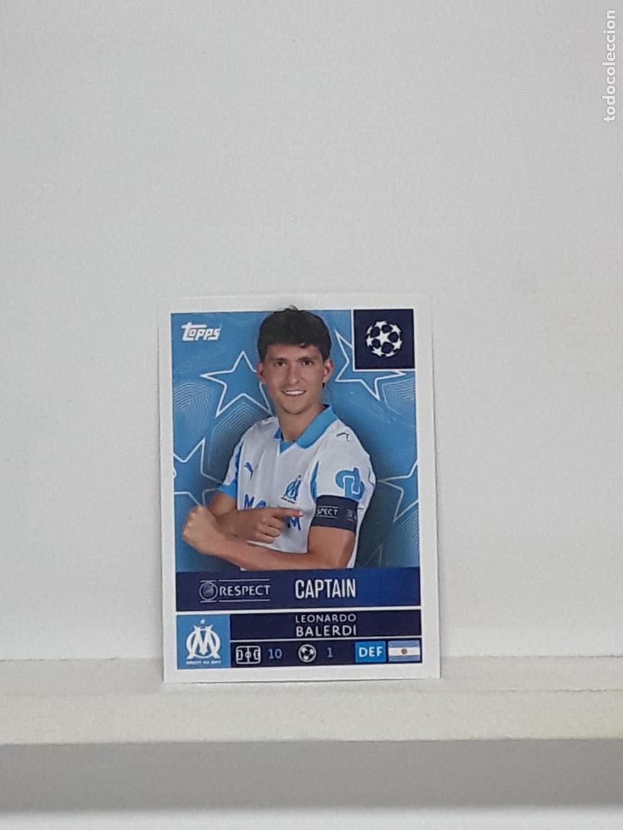 Figurine di Calcio: CHAMPIONS STICKER 2025 2026 25 26 ALBUM TOPPS LEAGUE N 341 MARSEILLA LEONARDO BALERDI