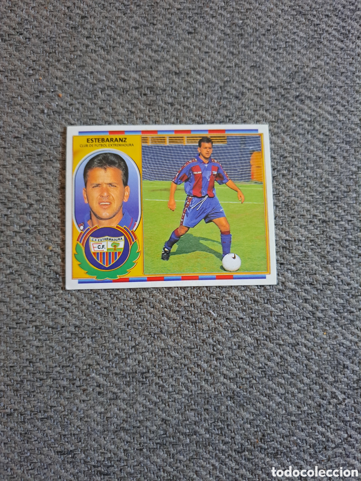 Figurine di Calcio: Estebaranz (Fichaje N&deg;33) Extremadura. Liga Este 96-97