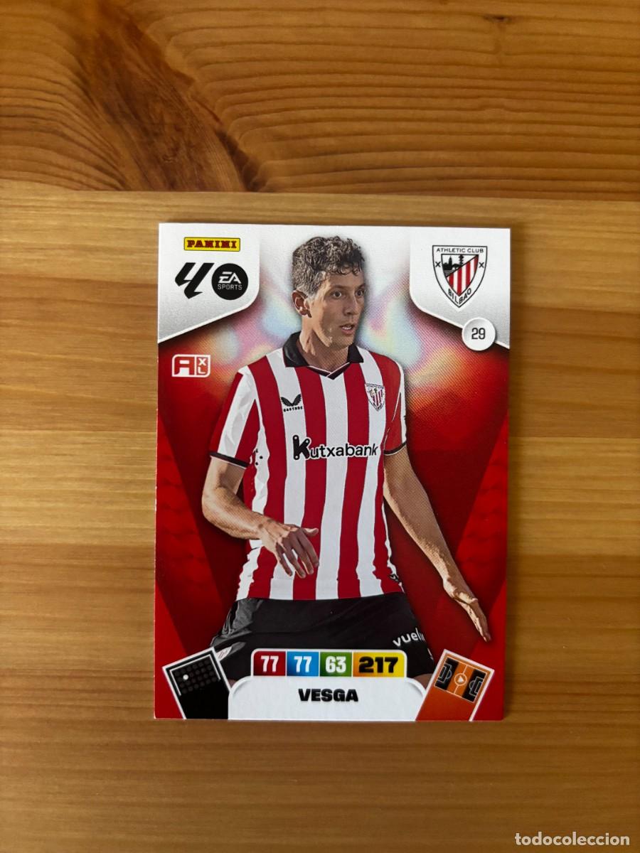 Figurine di Calcio: VESGA ATHLETIC CLUB BILBAO n&uacute;mero 29 cromo Adrenalyn XL 25-26 2025-2026