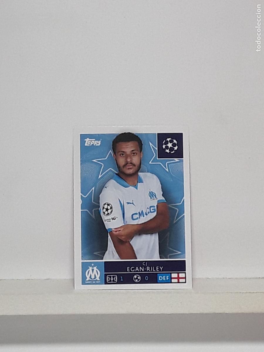 Figurine di Calcio: CHAMPIONS STICKER 2025 2026 25 26 ALBUM TOPPS LEAGUE N 344 MARSEILLA CJ EGAN-RILEY