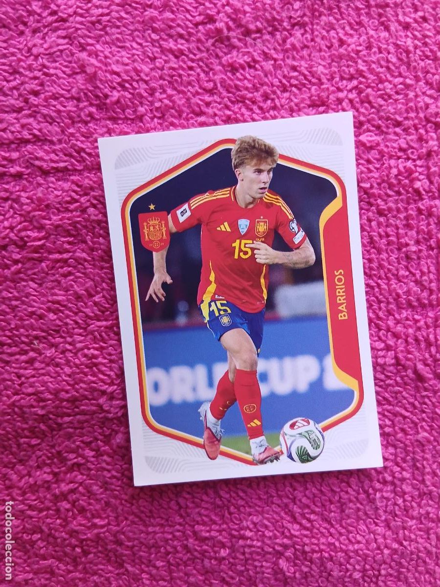 Cromos de f&uacute;tbol: espa&ntilde;a 2026 39 barrios selecci&oacute;n espa&ntilde;ola panini carrefour family mundial de futbol