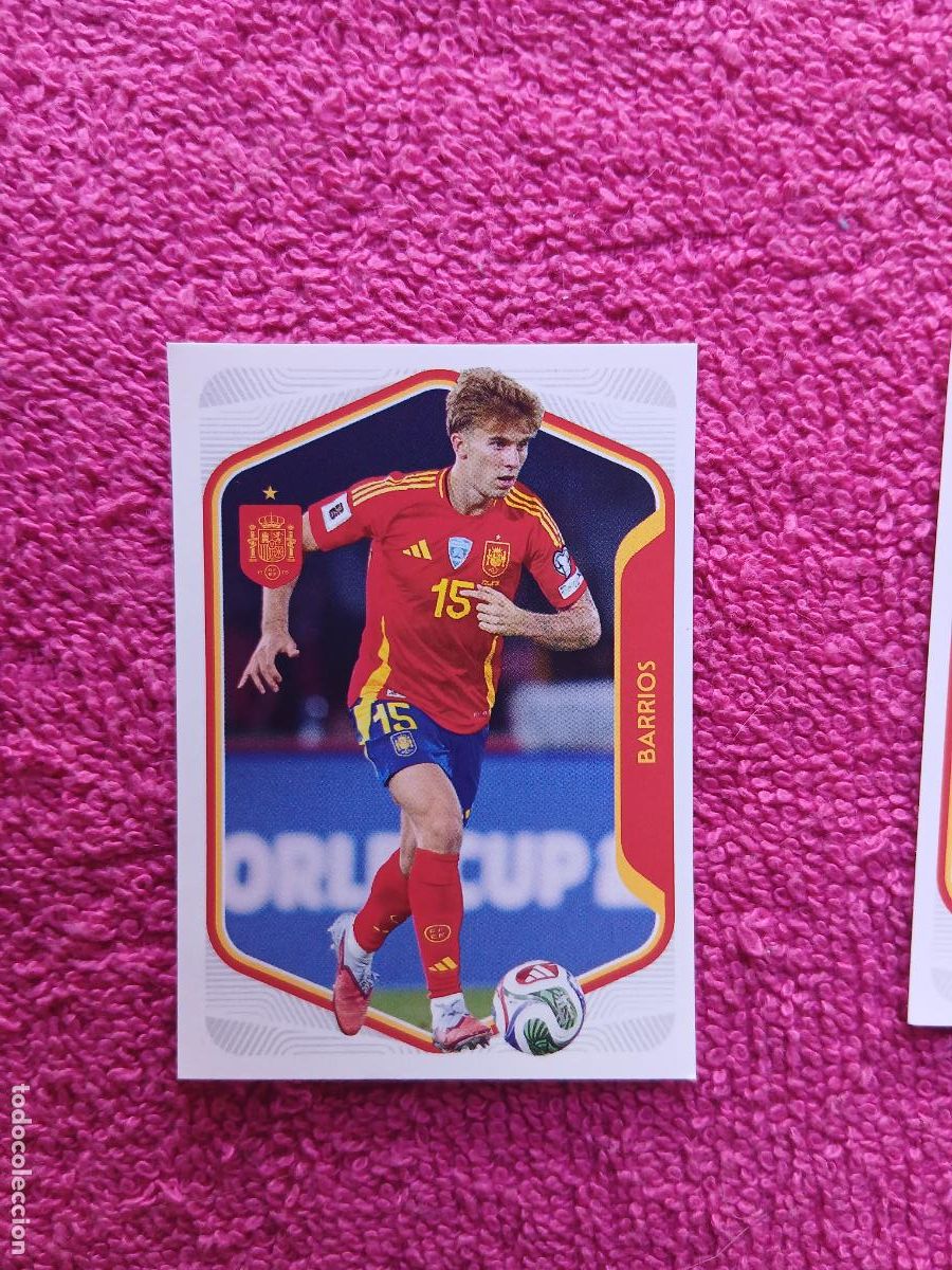 Cromos de f&uacute;tbol: espa&ntilde;a 2026 39 barrios selecci&oacute;n espa&ntilde;ola panini carrefour family mundial de futbol