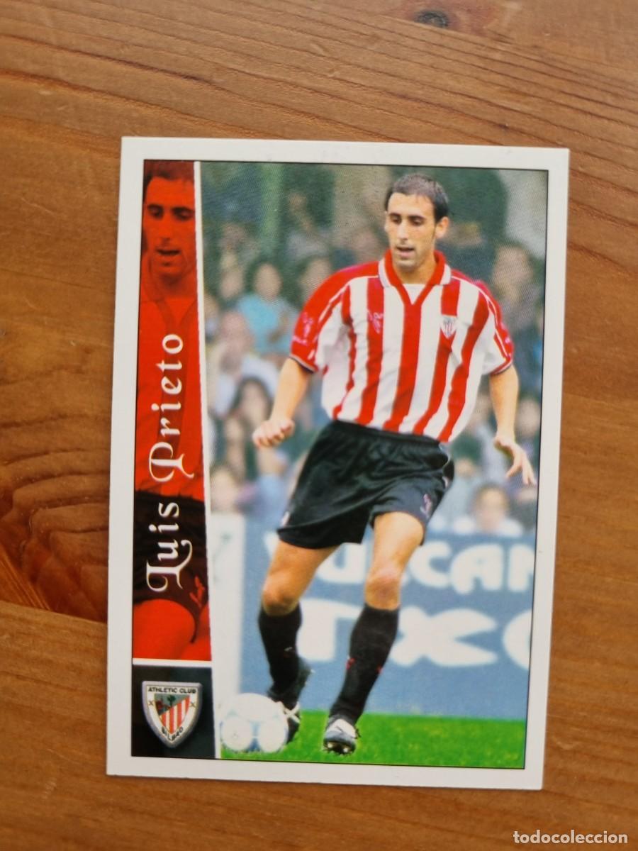 Cromos de f&uacute;tbol: 639+ LUIS PRIETO (Athletic Club) &Uacute;LTIMA HORA. Las Fichas de la Liga 2002 2003 02 03 (Mundicromo)