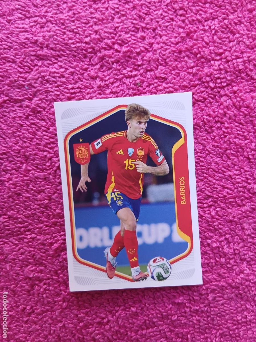 Cromos de f&uacute;tbol: espa&ntilde;a 2026 39 barrios selecci&oacute;n espa&ntilde;ola panini carrefour family mundial de futbol