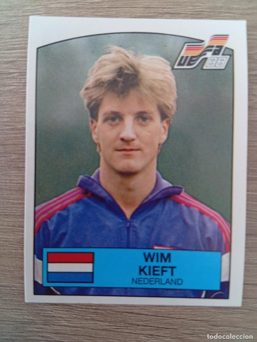 Cromos de f&uacute;tbol: WIM KIEFT 231 HOLANDA EUROCOPA EURO 1988 88 ALEMANIA NUNCA PEGADO SIN PEGAR