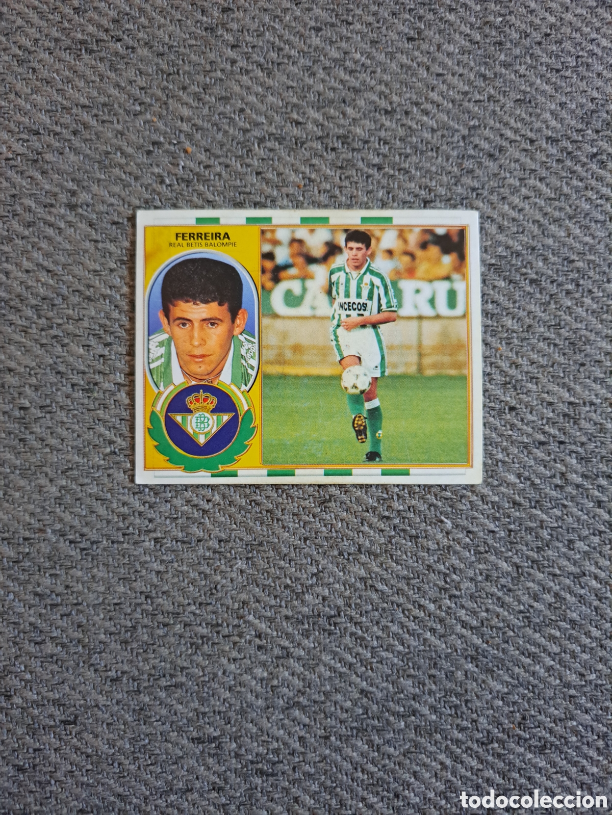 Cromos de f&uacute;tbol: Ferreira (Fichaje N&deg;16) Betis. Liga Este 96-97