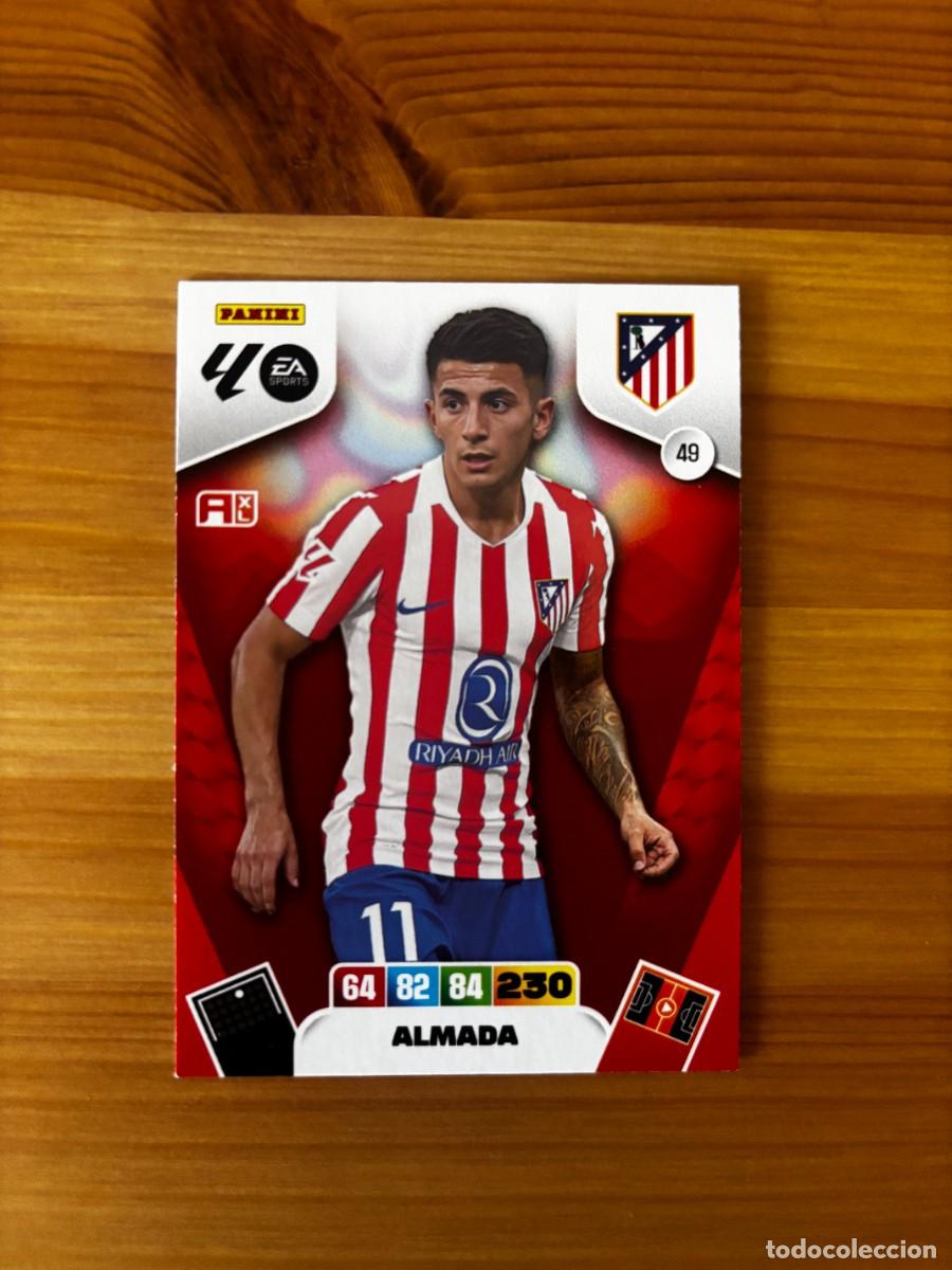 Cromos de f&uacute;tbol: ALMADA ATL&Eacute;TICO DE MADRID n&uacute;mero 49 cromo Adrenalyn XL 25-26 2025-2026