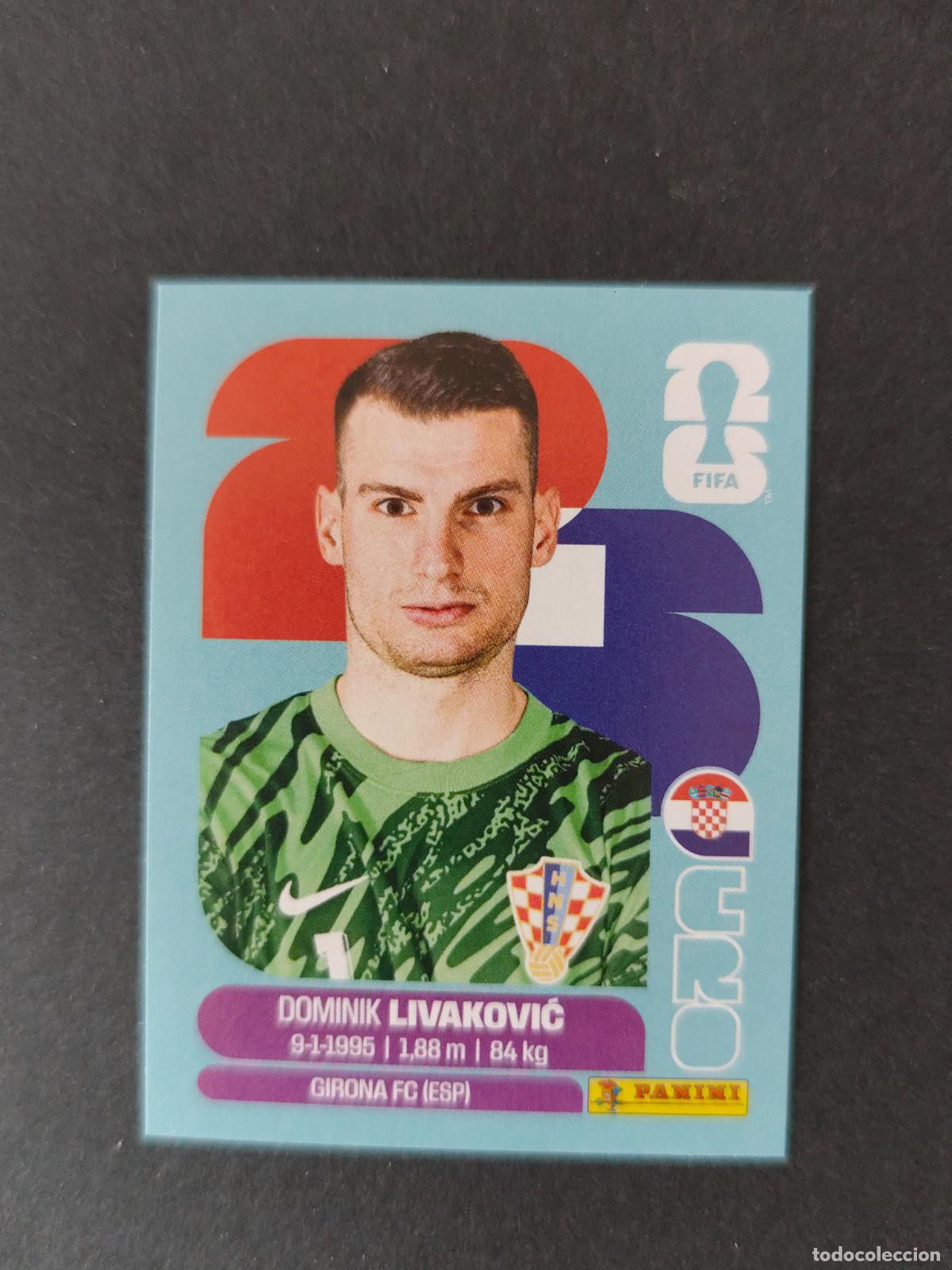Fu&szlig;ball-Sticker: CRO2 DOMINIK LIVAKOVIĆ 2 CROACIA MUNDIAL FIFA WORLD CUP 2026 STICKER PANINI SIN PEGAR