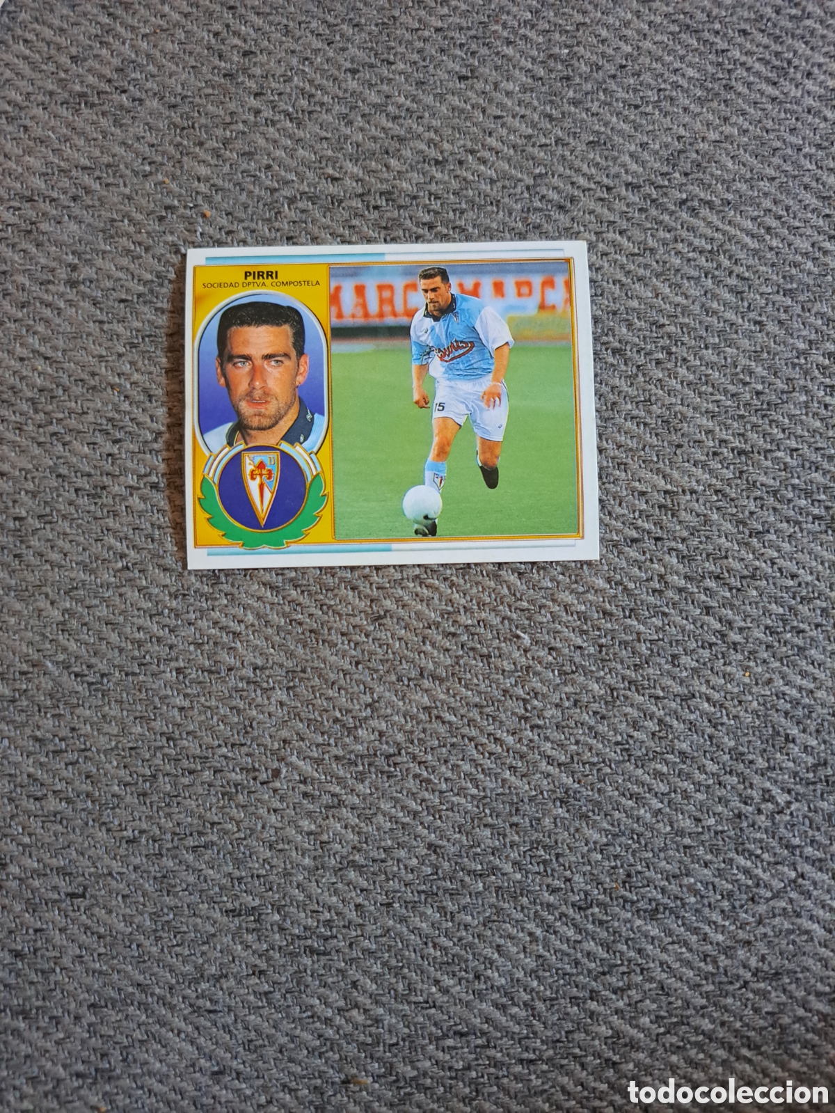 Fu&szlig;ball-Sticker: Pirri (Coloca) Compostela. Liga Este 96-97