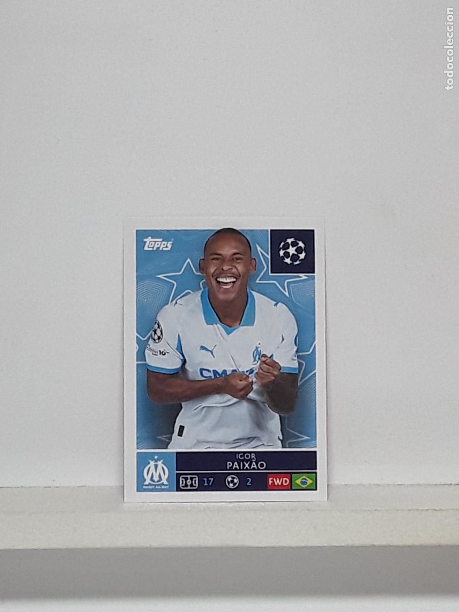 Cromos de Futebol: CHAMPIONS STICKER 2025 2026 25 26 ALBUM TOPPS LEAGUE N 350 MARSEILLA IGOR PAIXAO