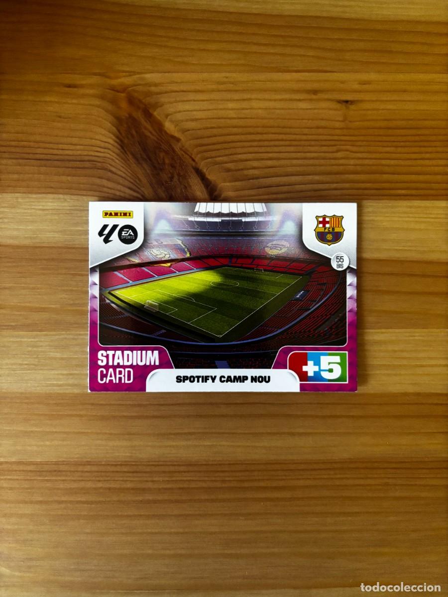 Cromos de Futebol: ESTADIO SPOTIFY CAMP NOU n&uacute;mero 55 BIS cromo Adrenalyn XL 25-26 2025-2026