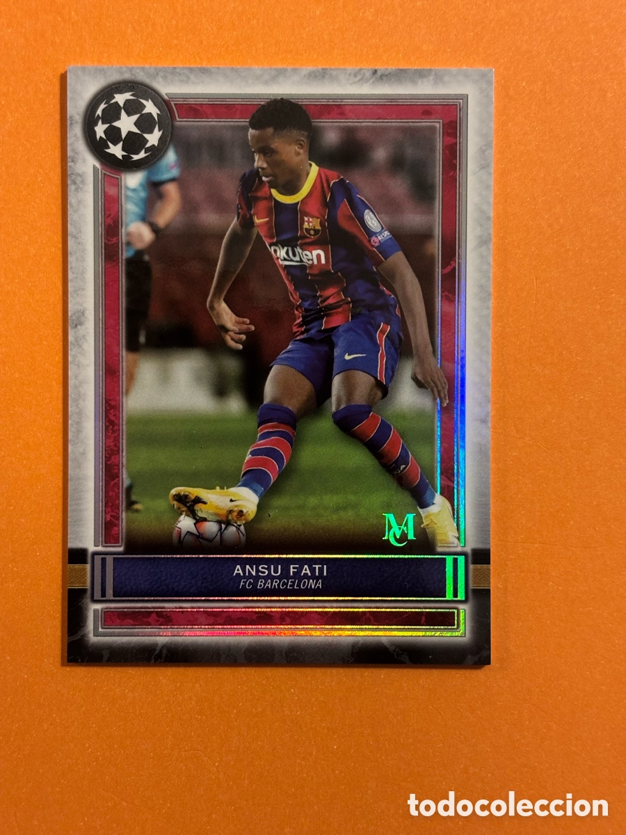 Cromos de Futebol: #4 ANSU FATI - FC BARCELONA 2020 2021 TOPPS MUSEUM COLLECTION UCL 20 21