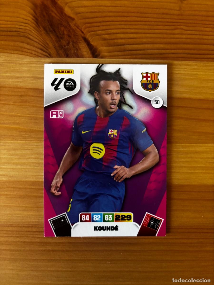 Cromos de Futebol: KOUND&Eacute; BARCELONA n&uacute;mero 58 cromo Adrenalyn XL 25-26 2025-2026