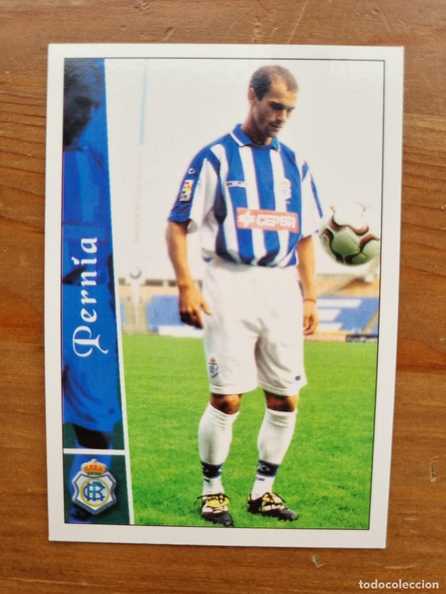 Cromos de f&uacute;tbol: 684+ PERN&Iacute;A (Recreativo de Huelva) &Uacute;LTIMA HORA. Las Fichas de la Liga 2002 2003 02 03 (Mundicromo)