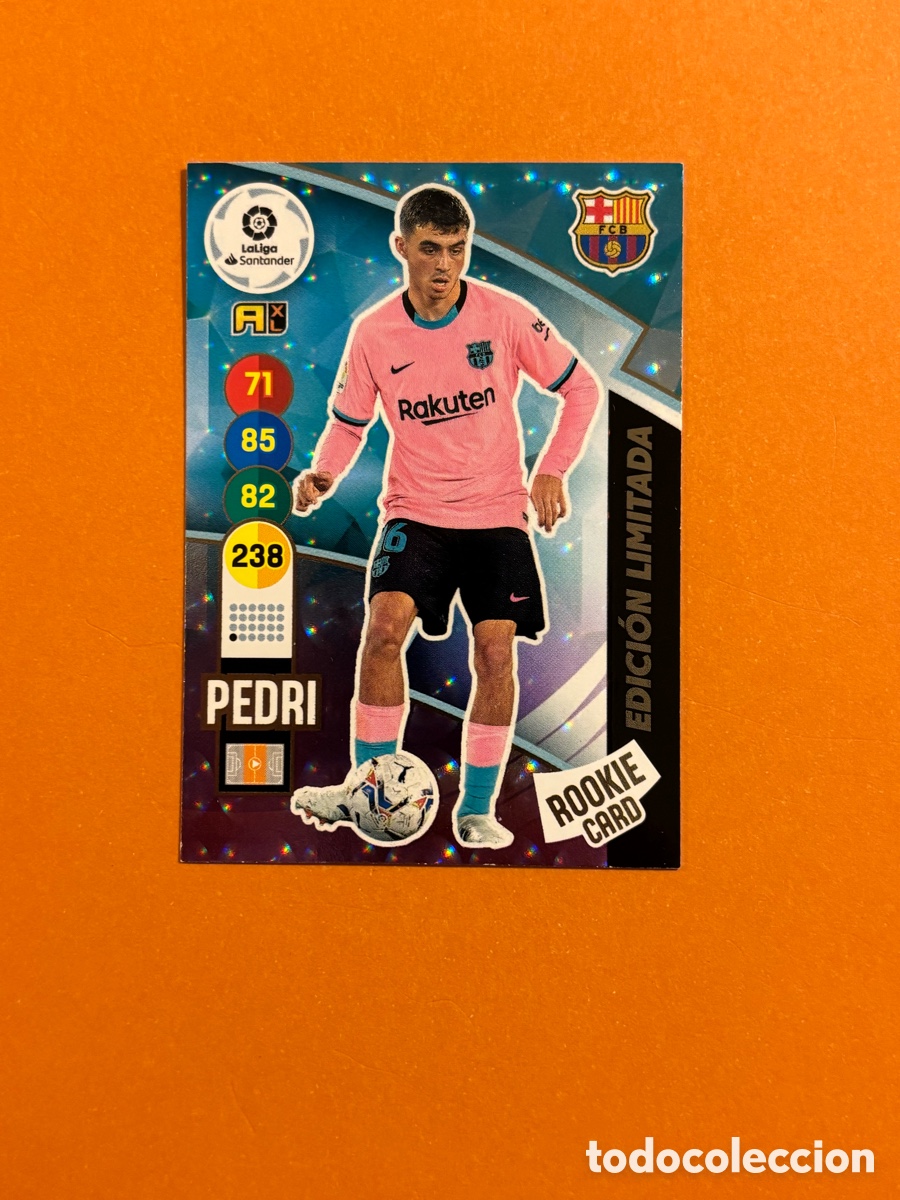 Cromos de f&uacute;tbol: PEDRI F. C. BARCELONA EDICION LIMITADA ROOKIE CARD PANINI ADRENALYN XL 2020 2021 20 21