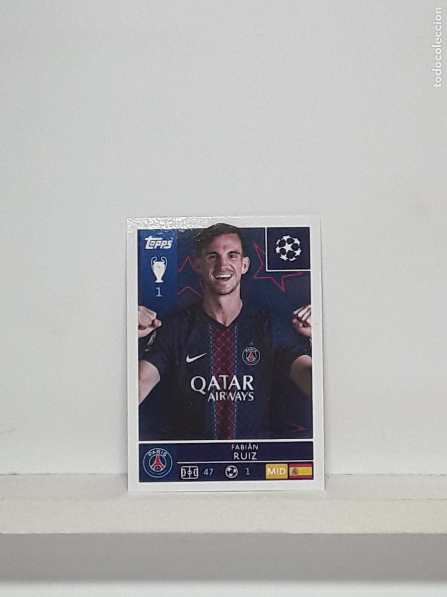 Cromos de f&uacute;tbol: CHAMPIONS STICKER 2025 2026 25 26 ALBUM TOPPS LEAGUE N 363 PARIS SAINT-GERMAIN FABIAN RUIZ