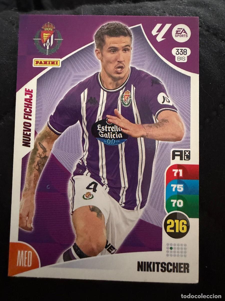 Cromos de f&uacute;tbol: adrenalyn 24-25 nuevo fichaje nikitscher valladolid