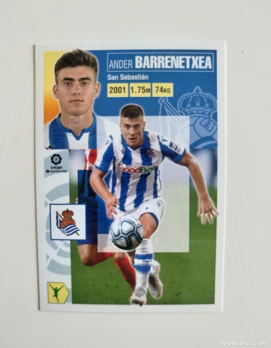 Cromos de f&uacute;tbol: Barrenetxea 16B SIN PEGAR NUNCA PEGADO Real Sociedad CF Liga Ediciones Este 20 21 / 2020 2021