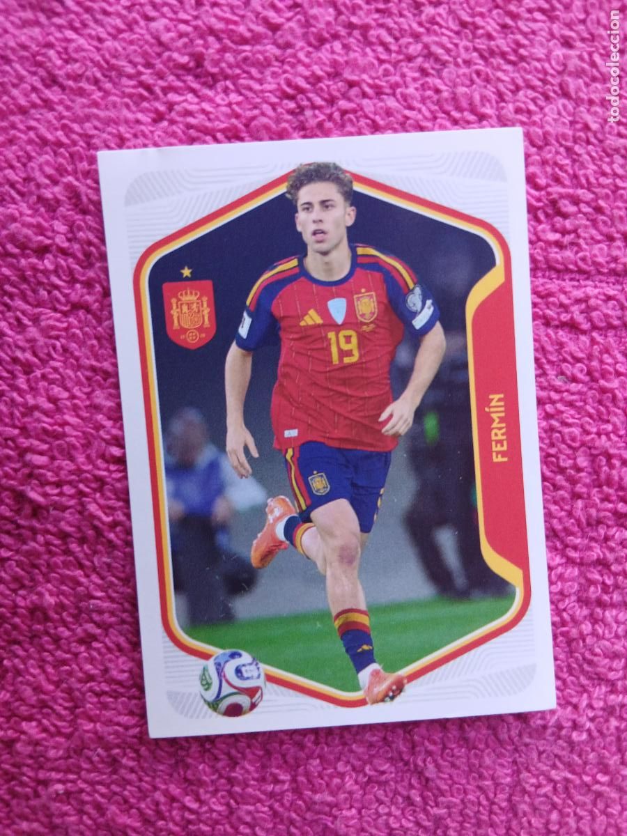 Cromos de f&uacute;tbol: espa&ntilde;a 2026 46 ferm&iacute;n selecci&oacute;n espa&ntilde;ola panini carrefour family mundial de futbol